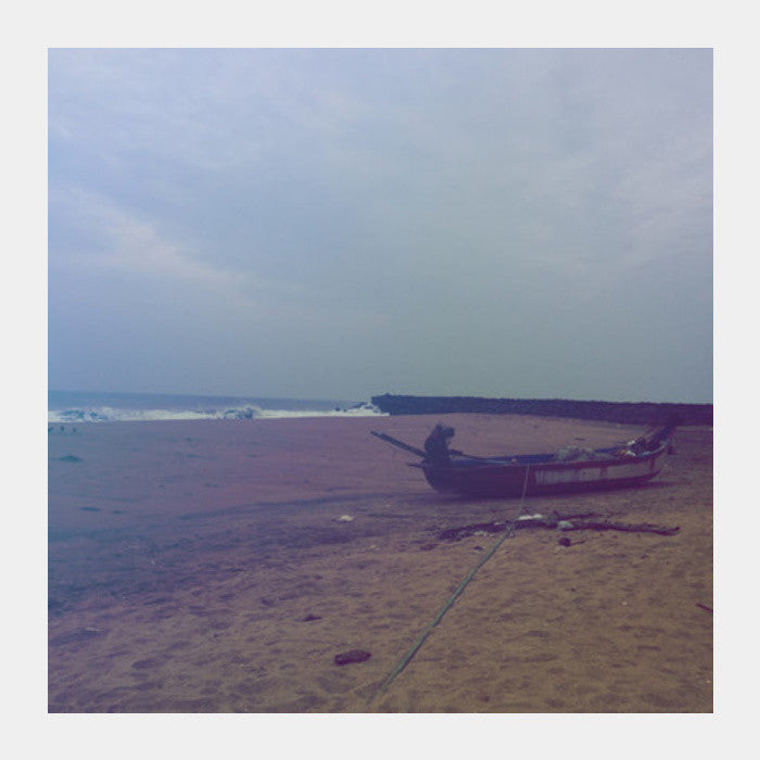 Square Art Prints, Calm waters Square Art Prints