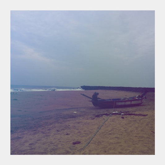 Square Art Prints, Calm waters Square Art Prints