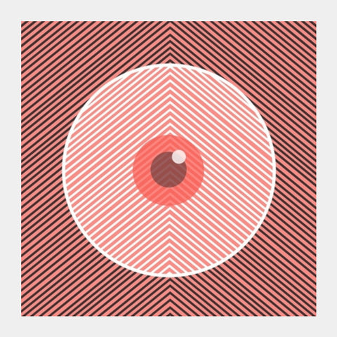 Line Eye Ball Square Art Prints PosterGully Specials