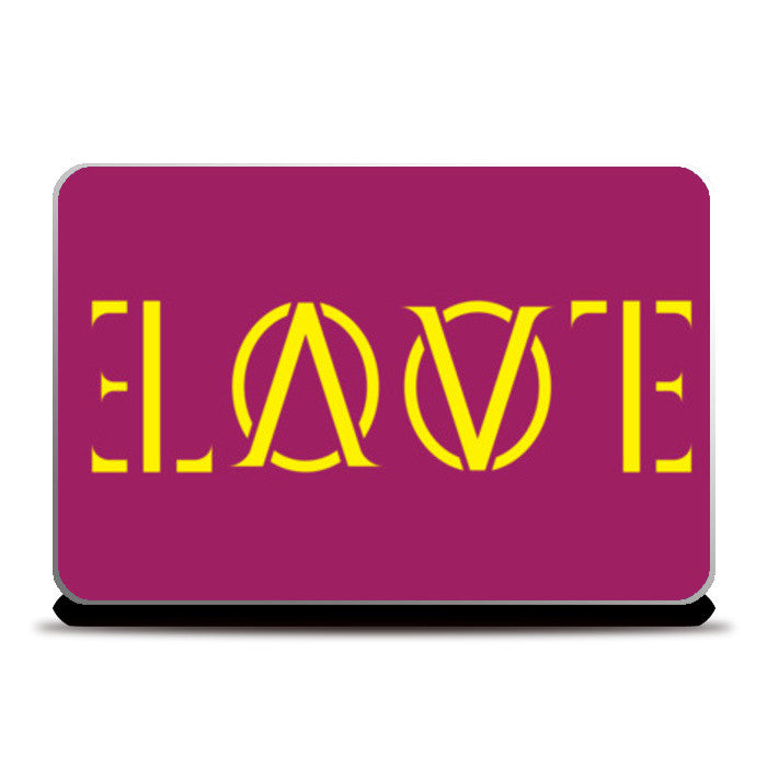 Its LOVE back and forth Laptop Skins