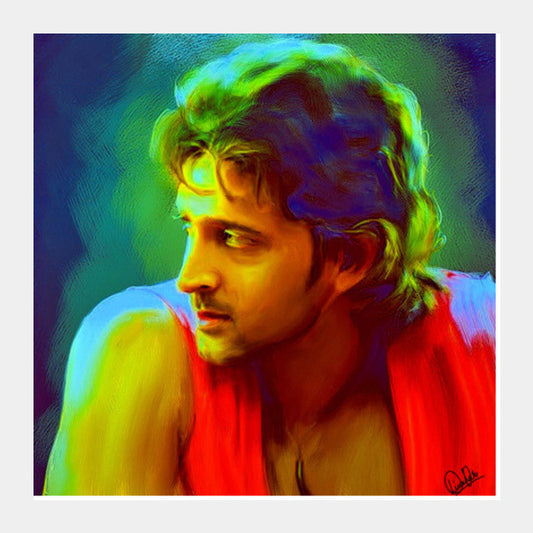 Square Art Prints, Hrithik Square Art