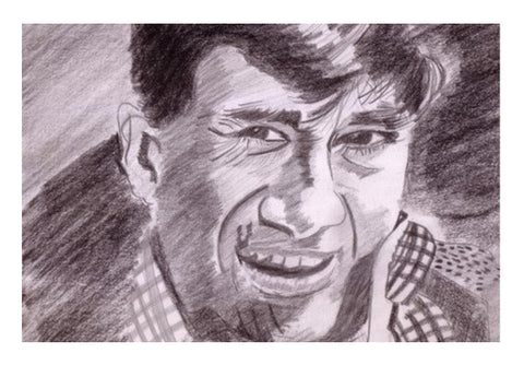 Superstar Dev Anand believed in the philosophy of accepting life with all its ups and downs Wall Art