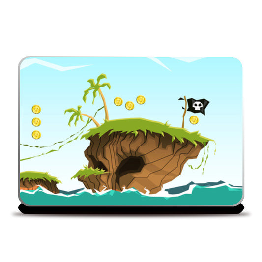 Skull island Laptop Skins