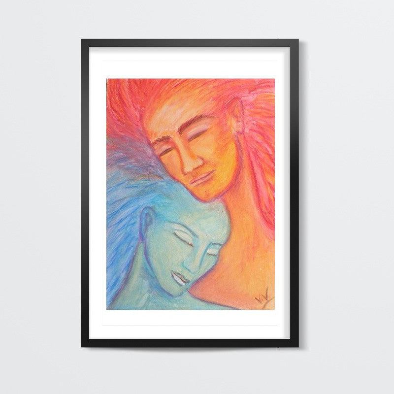 Twin Flamme Wall Art | artist:Lalitavv