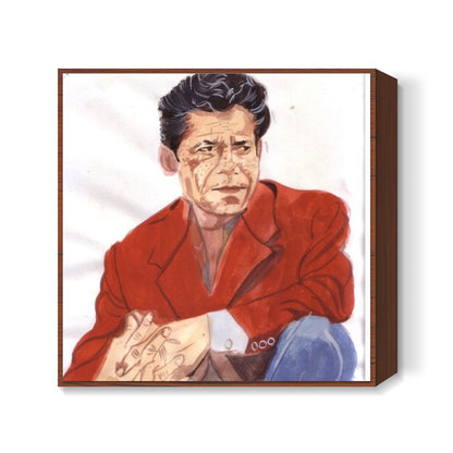 Om Puri was a versatile actor Square Art Prints