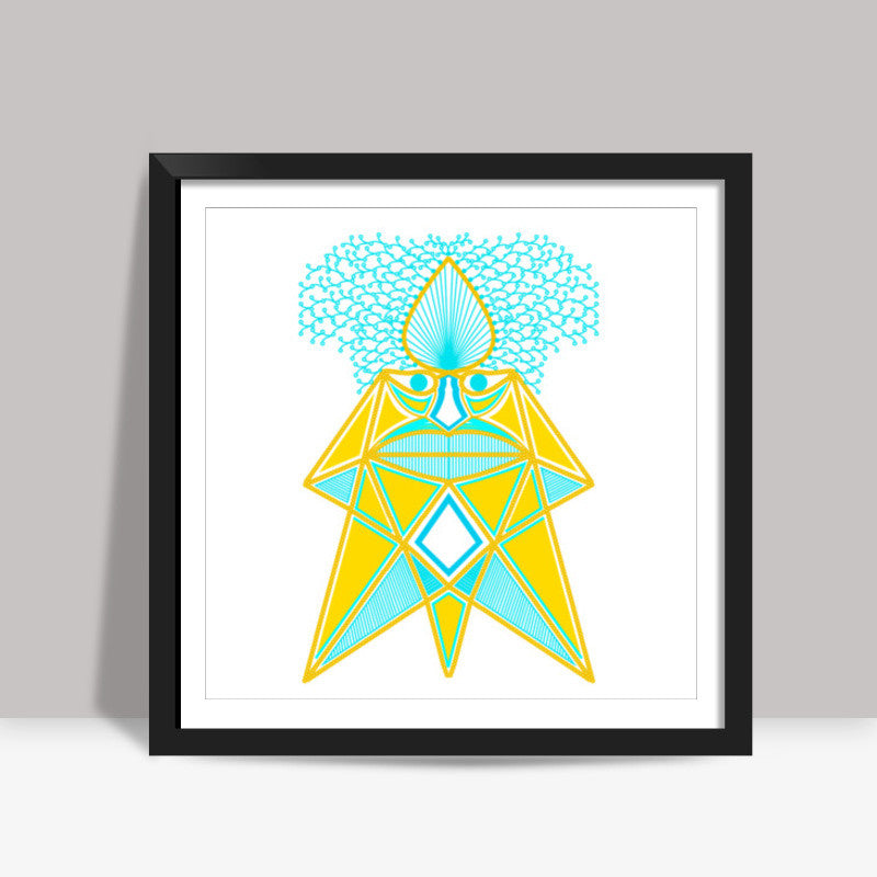 Where my demons hide ! ( Tribute - Imagine Dragons ) Square Art Prints