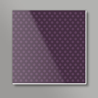 Purple Dots Square Art Prints