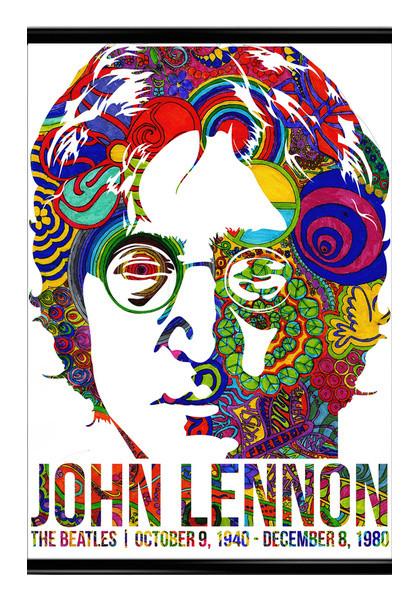 PosterGully Specials, JOHN LENNON GRAPHIC POSTER Wall Art