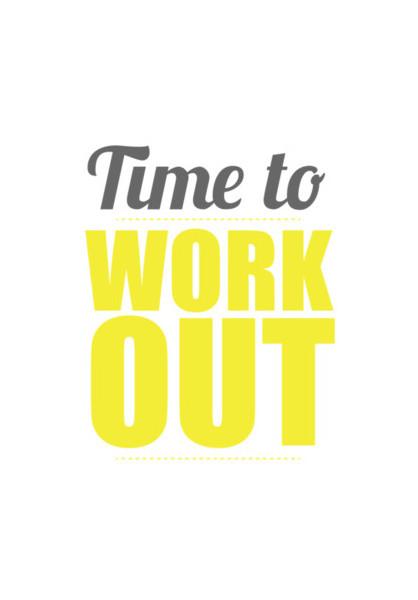 PosterGully Specials, Time to Work Out Wall Art
