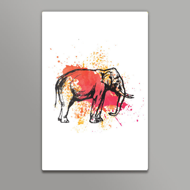 Painted Pachyderm | Lotta Farber wall Art