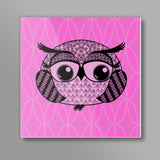 Baby Boo Boo owlie Square Art Prints