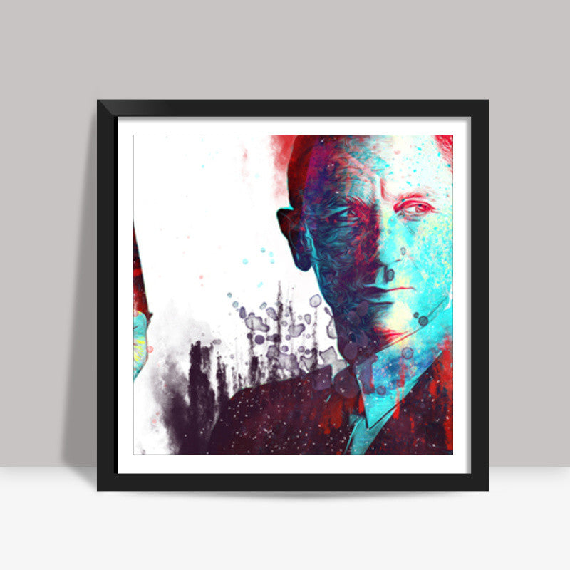 007 - Daniel Craig Square Art Prints