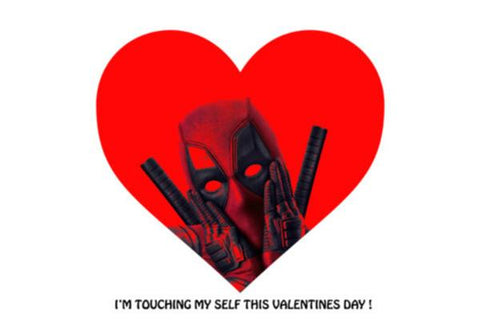 PosterGully Specials, Deadpool Valentines Wall Art