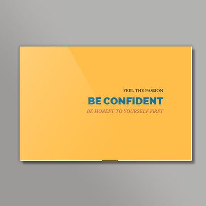 Be Confident Quote Wall Art