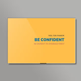 Be Confident Quote Wall Art