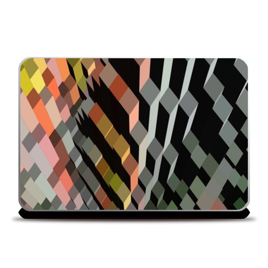 Laptop Skins, 3D Blocks Laptop Skins