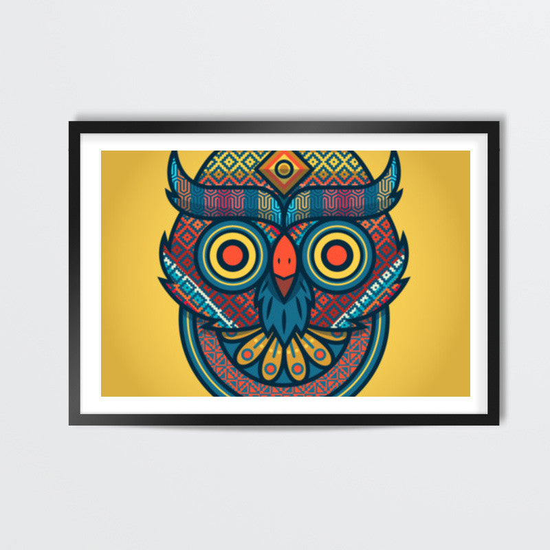 Trippy Owl Wall Art