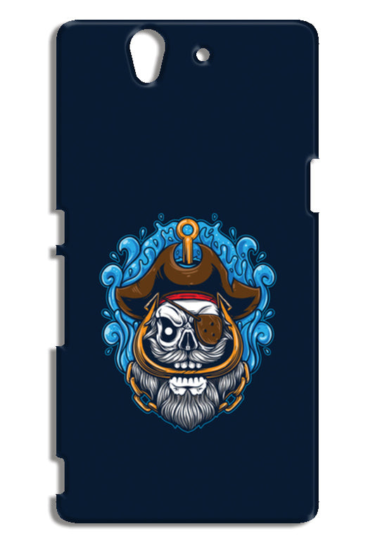 Skull Cartoon Pirate Sony Xperia Z Cases