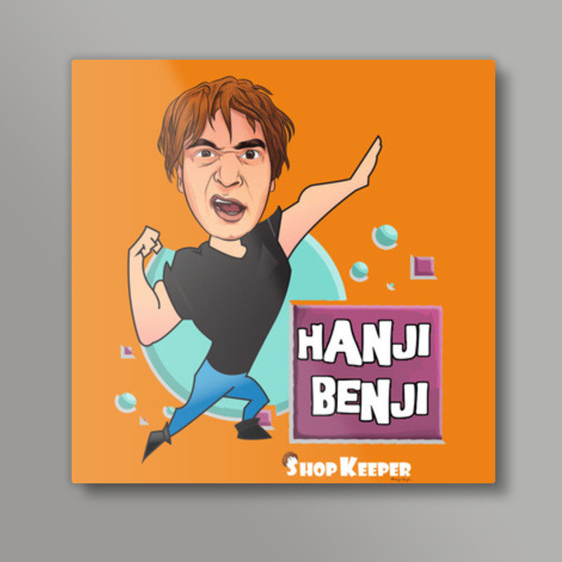 Hanji Benji 2 Square Art Prints