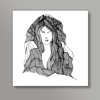 Virgo Square Art Prints