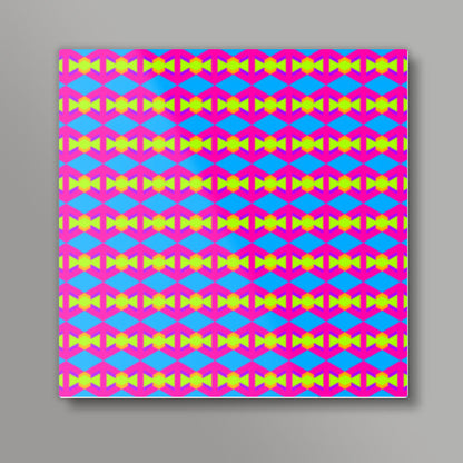 aztec pattern Square Art Prints