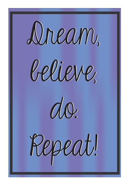 Dream, motivational qoutes Wall Art