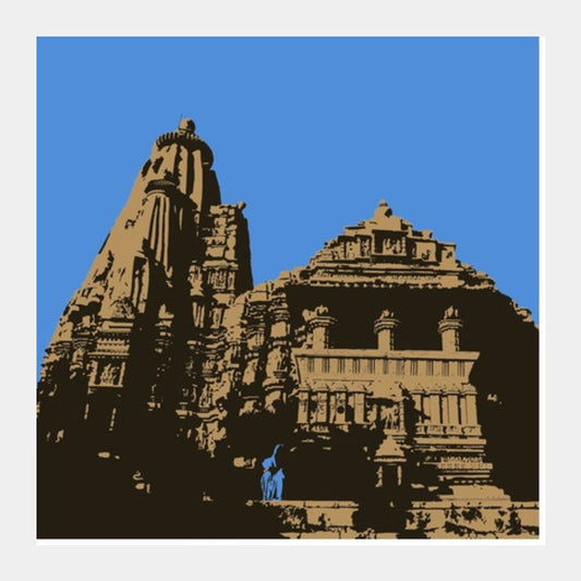 Ancient Temple Square Art Prints PosterGully Specials