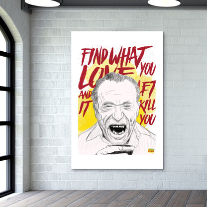 Charles Bukowski Wall Art