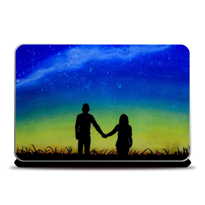 Sunset Love Painting Laptop Skins