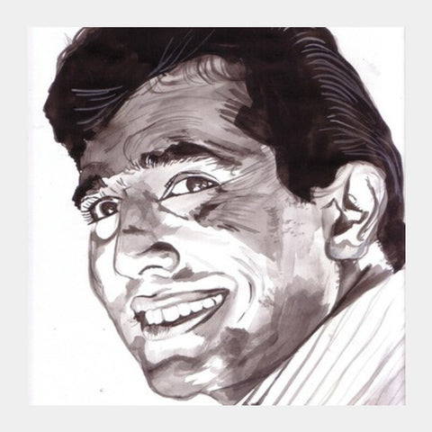 Rajesh Khanna Believed That Life Is Beautiful Square Art Prints PosterGully Specials