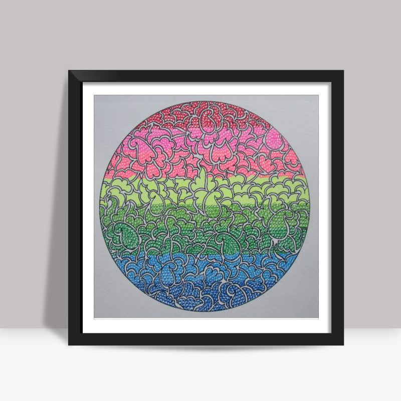The Color Tribe Square Art | Jasmine Kaur Lotey