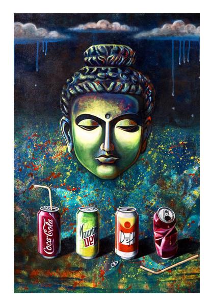 PosterGully Specials, Buddha Cola Wall Art