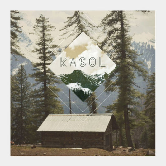 Square Art Prints, Kasol Square Art