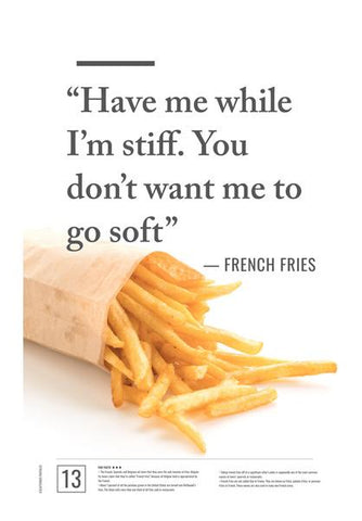 PosterGully Specials, Junk Seduction_French Fries Wall Art