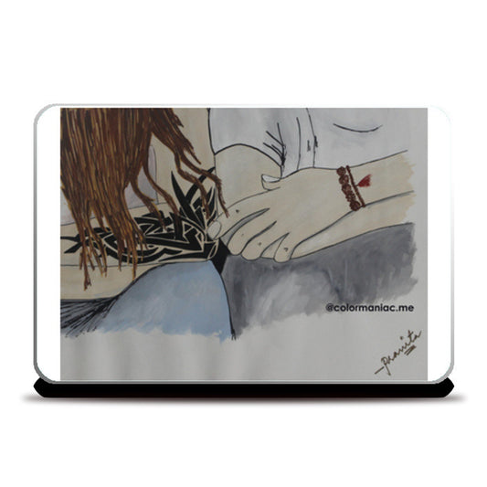 Girl Boy Couple Laptop Skins