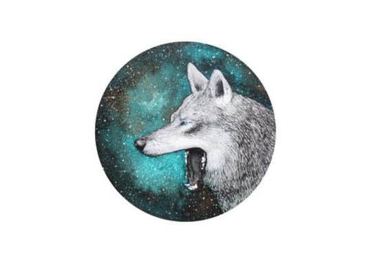 PosterGully Specials, Blue Wolf Wall Art