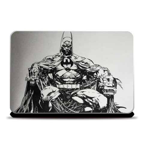 Batman being Batman Laptop Skins