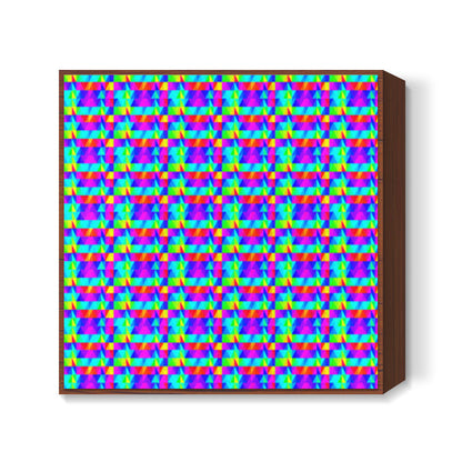 Trippy Triangles 2 Square Art Prints