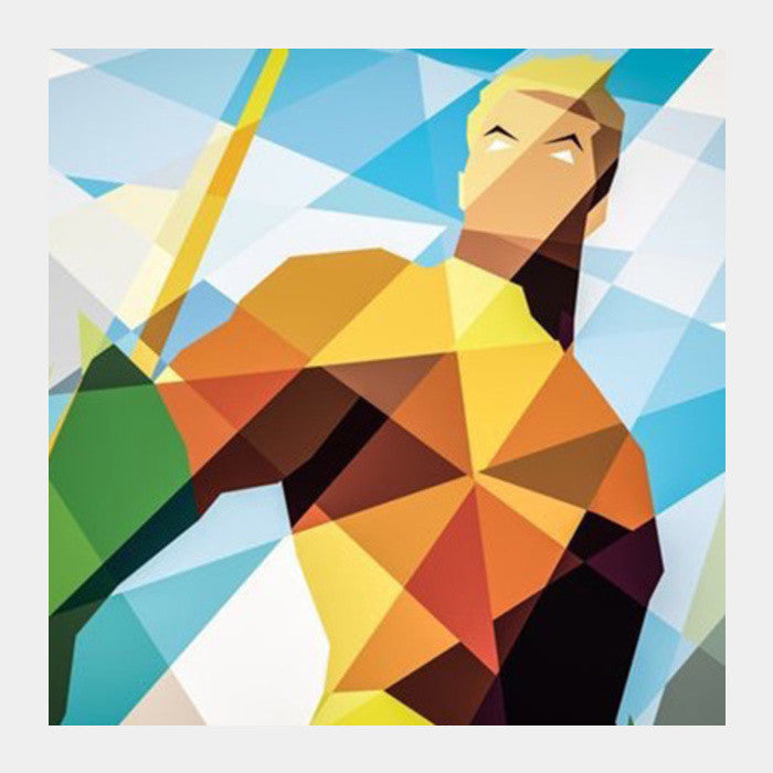 Square Art Prints, Aquaman Square Art Prints