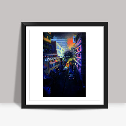 Big City - Painting Square Art Prints