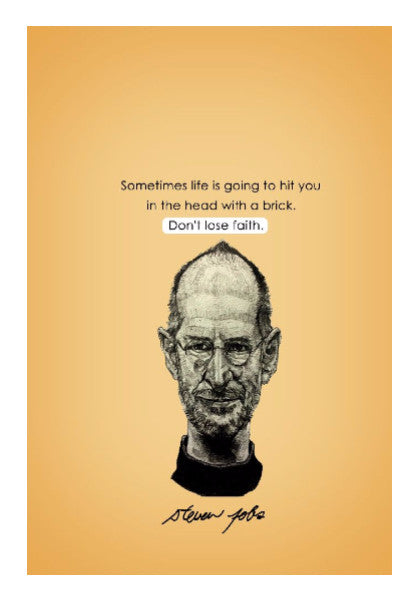 Wall Art, Steve Jobs Wall art | Artist Name: Pushkar Priyadarshi, - PosterGully