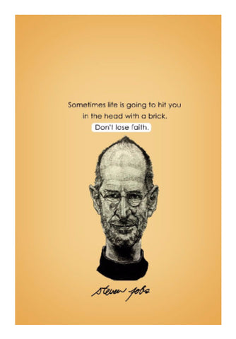 Wall Art, Steve Jobs Wall art | Artist Name: Pushkar Priyadarshi, - PosterGully