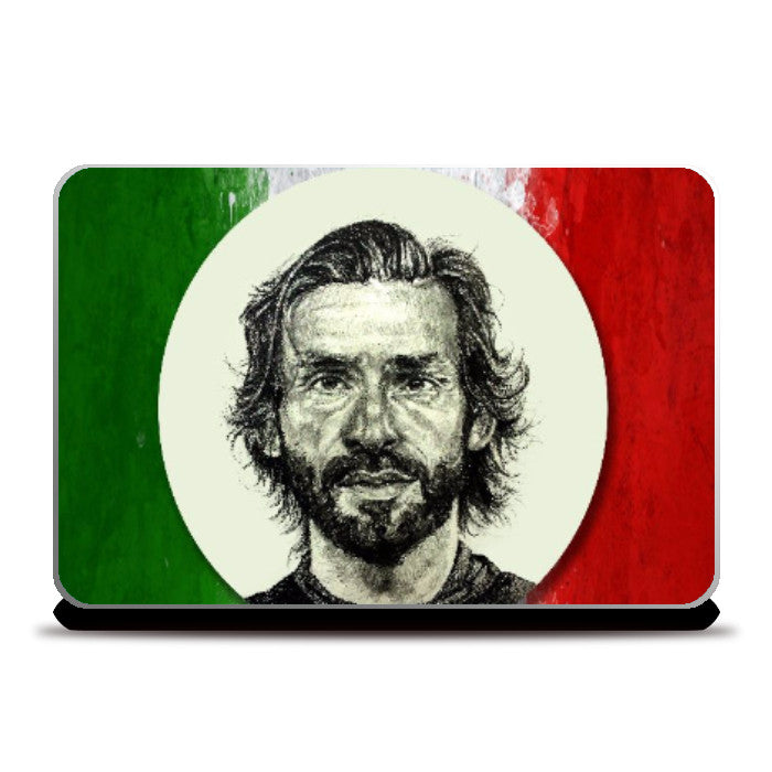 Laptop Skins, Andrea Pirlo |Artist: Pushkar Priyadarshi, - PosterGully