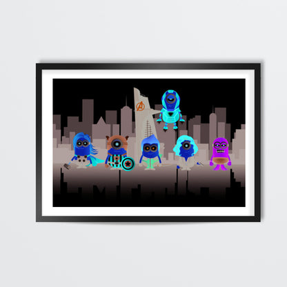 Minion Avengers Wall Art