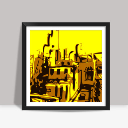 City Scape Square Art Prints