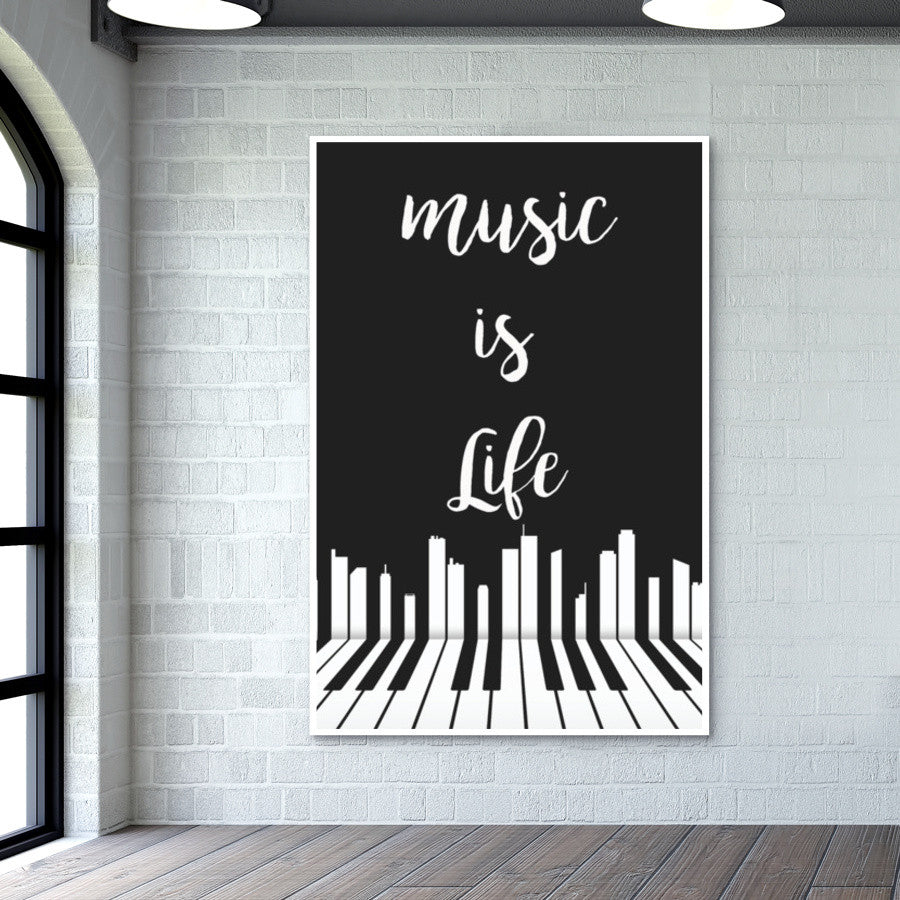 Music Is Life Wall Art