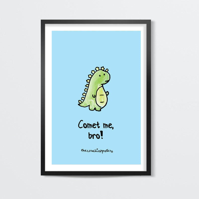 Dino Comet me | The couchiest potato Wall Art