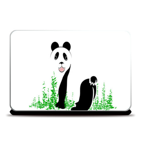 THE PANDA is a symbol of gentleness and strength. it is an auspicious symbol of peace, harmony Laptop Skins