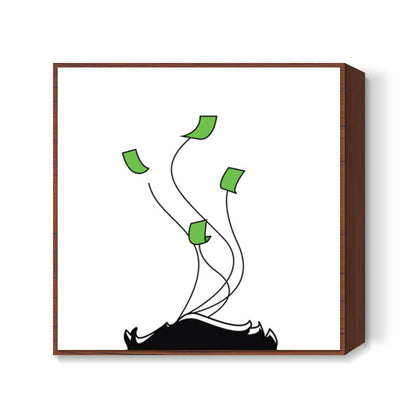 Desire for Money Square Art Prints