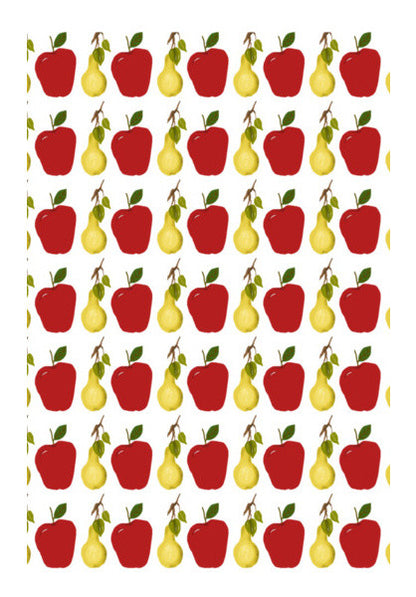 Wall Art, Cool Apple And Pear Fruit Pattern  Wall Art